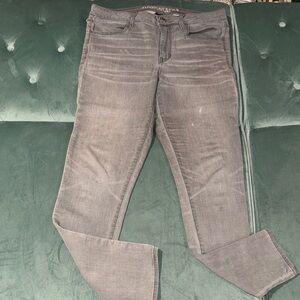 American Eagle Outfitters Charcoal Skinny Jeans